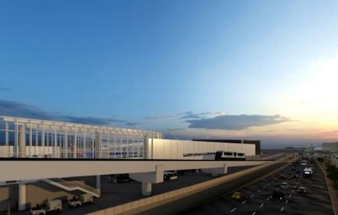 Phoenix Sky Harbor International Airport (PHX) Terminal 4 S1 Concourse & Apron